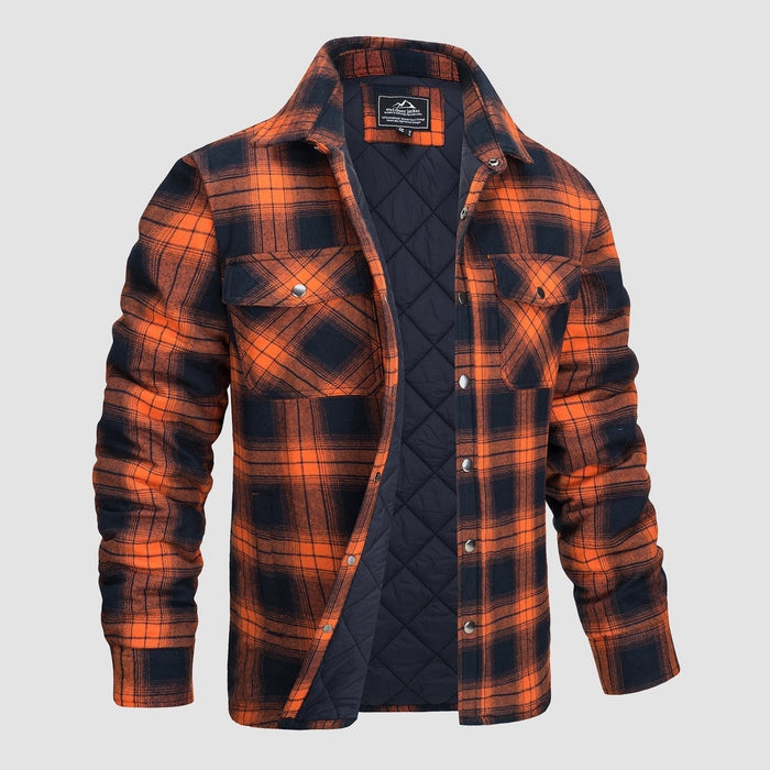 Douglas™ | Veste Bomber en Flanelle à Carreaux Doublée