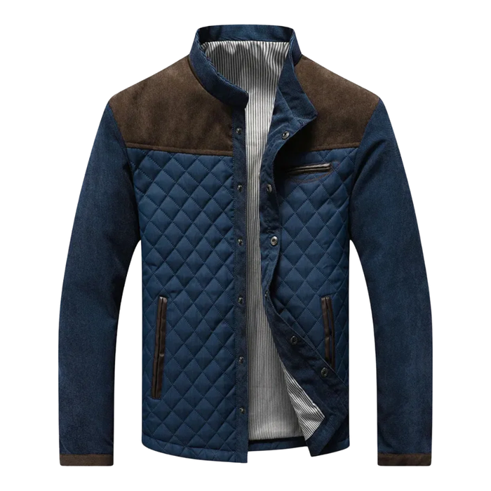 Edward™ | Veste Classique en Velours Côtelé Matelassée